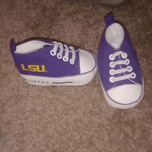Nwot LSU Baby Shoes